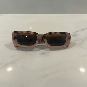 ryan simkhai pink leopard print sunglasses